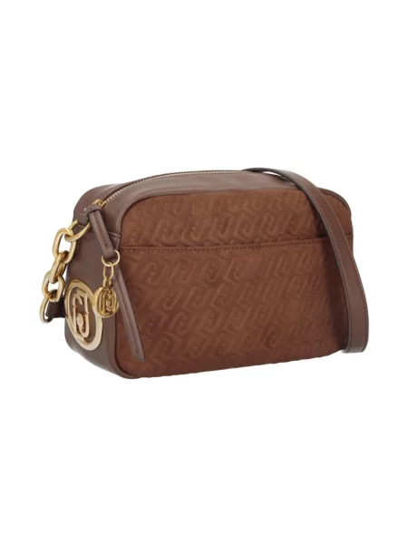 Liu Jo torebka crossbody z imitacji zamszu brązowa