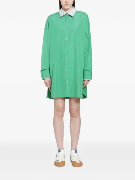 Rochie tip cămașă Loewe verde