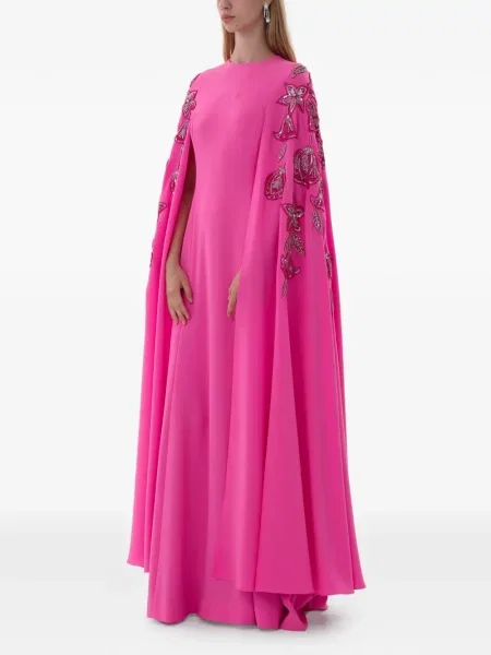 Rochie maxi Dina Melwani roz