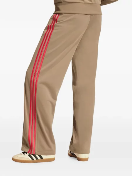Hanorac Adidas cu autograf cu dungi alergare galben