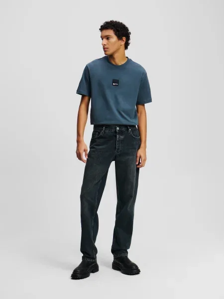 KARL LAGERFELD JEANS Kavbojke TAPERED modra