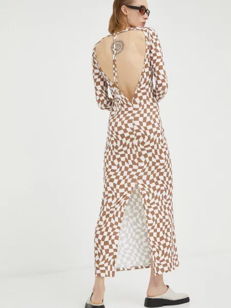 Haljina Résumé maxi ravna smeđa