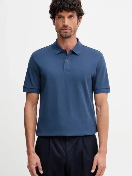 BOSS polo tričko Pallas modré
