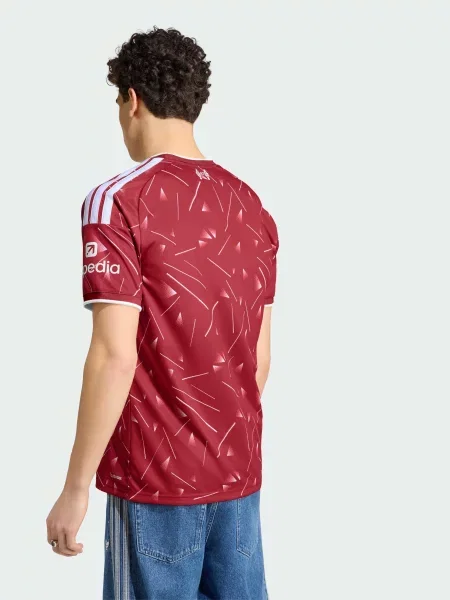 Футболка adidas бордовий перероблений