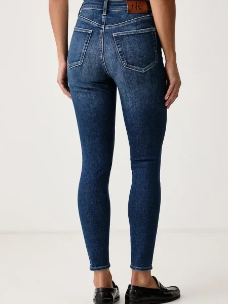 Calvin Klein Jeans skinny kavbojke modra