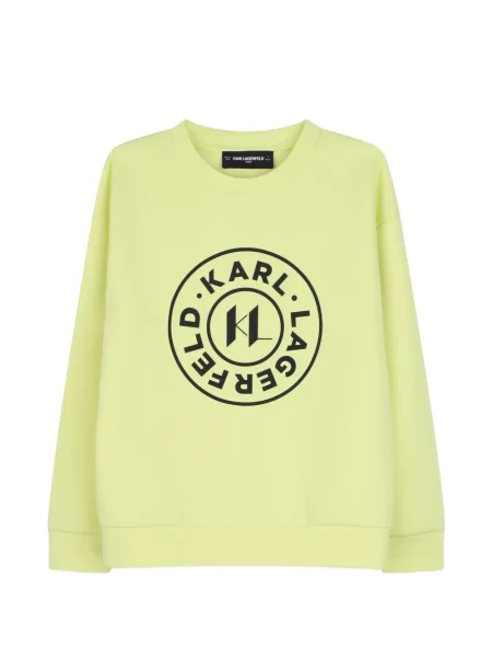Bluza dziecięca Karl Lagerfeld żółta