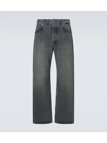 Traperice ravnih nogavica Loewe crna