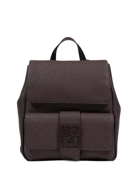 Rucsac Armani Exchange cu autograf maro