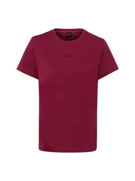 BOSS T-Shirt C_Elove ciemny czerwony