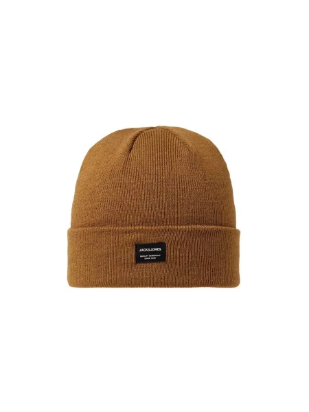 Čiapka Jack & Jones hnedá