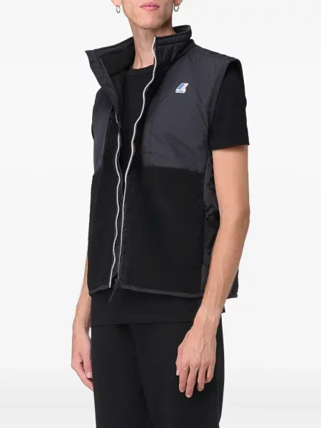 Vestă K-way din fleece negru