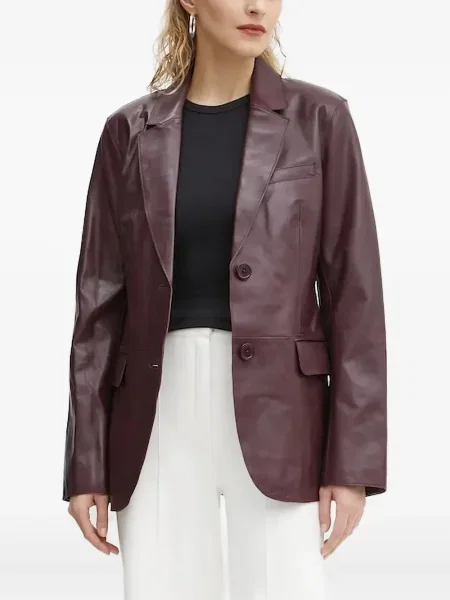 Marynarka Stand Studio jednorzędowa czerwona