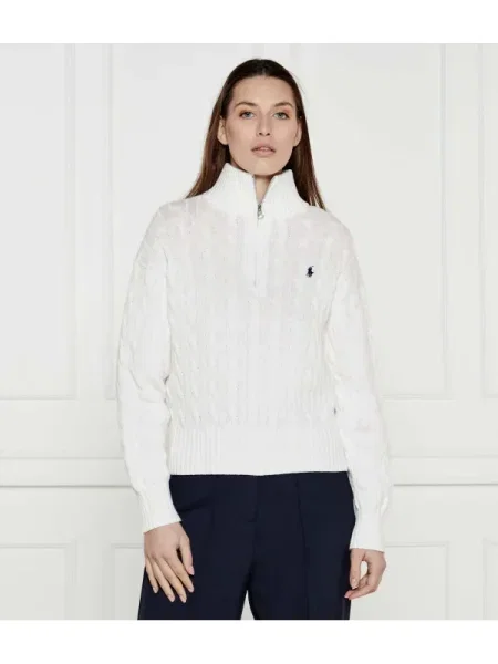 POLO RALPH LAUREN Pulover | Relaxed fit alb