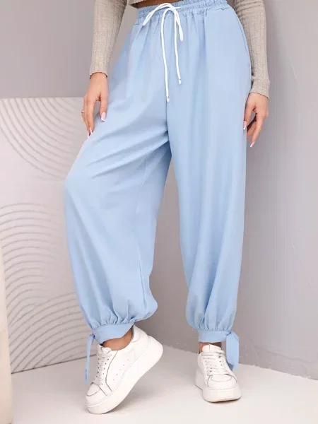 Pantaloni Kesi Włoski alb