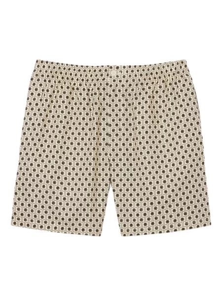 Pantaloni scurți Lacoste cu imagine cu imprimeu geometric