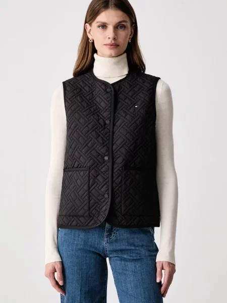 Tommy Hilfiger vestă pentru femei negru