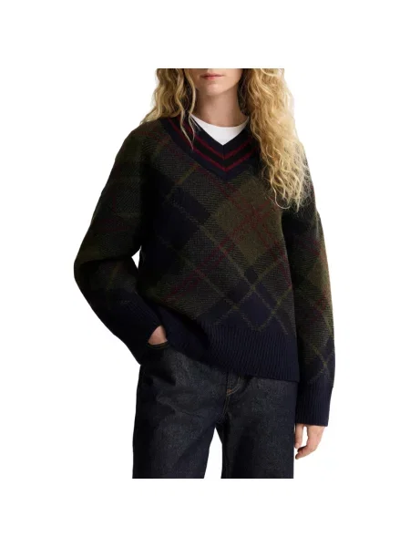 Sweter Barbour zielony