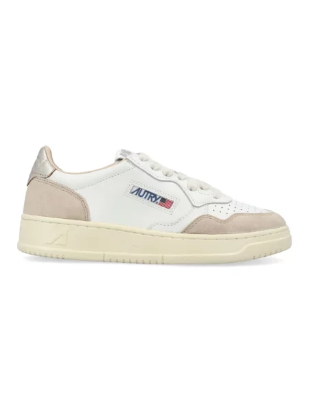 Sneakersy Autry skórzane białe