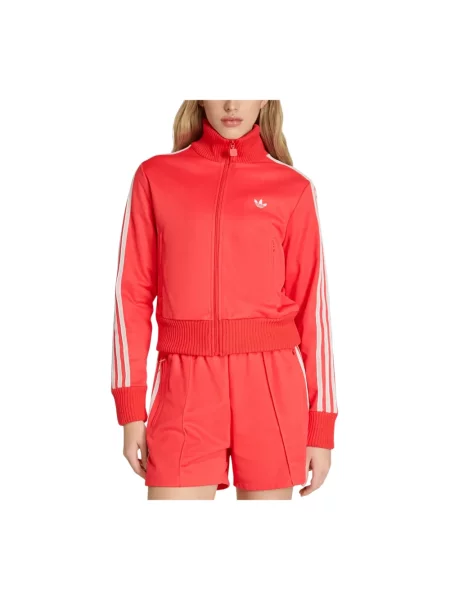 Top sportowy Adidas czerwony