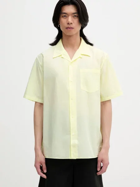 Košulja Norse Projects Carsten Cotton Tencel Shirt regular žuta