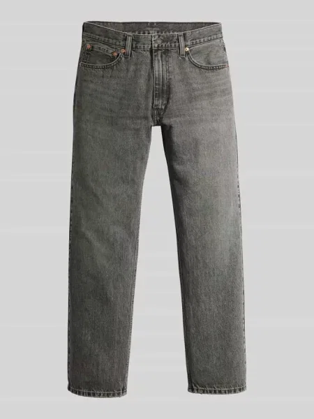 Jeansy o kroju relaxed fit z czystej bawełny Levi's czarne
