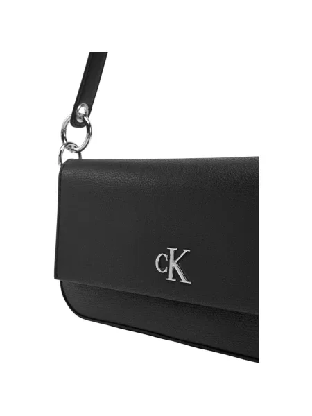 Calvin Klein Jeans Geantă Minimal Monogram Shoulder Pouch negru