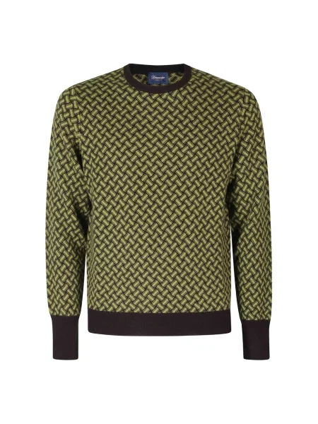 Sweter Drumohr zielony
