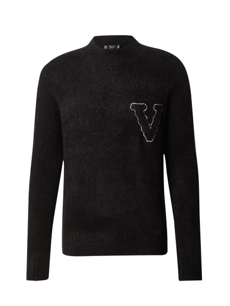 ITALIA Pulóver Enrico fekete fehér