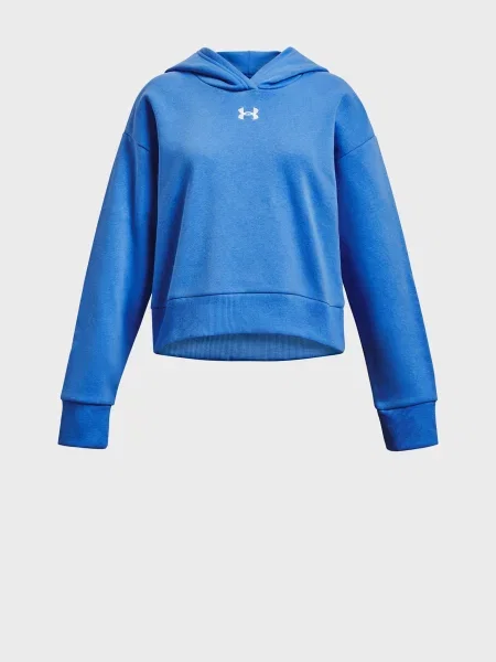 Флісова укорочена спортивна кофта Under Armour синя