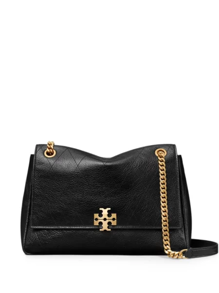 Matlasat geantă Tory Burch negru