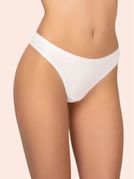 Женские трусики стринг C COTTON білі