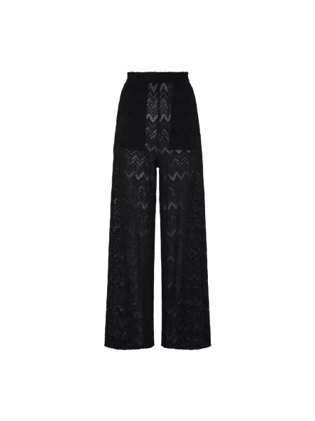 Spodnie Vilebrequin z siateczką z siateczki czarne
