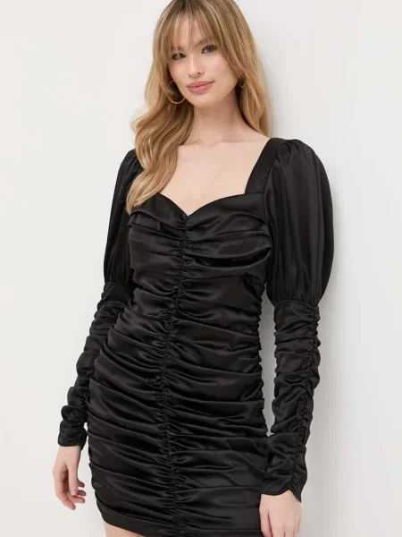 Notes du Nord rochie mini mulata negru