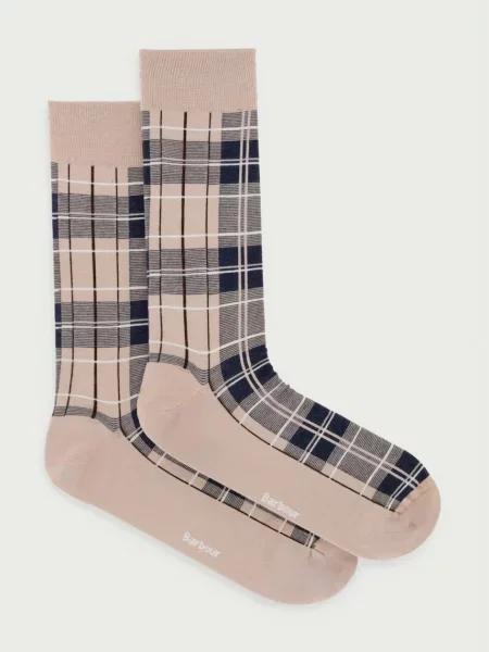 Barbour ponožky pánske s bavlnou béžová