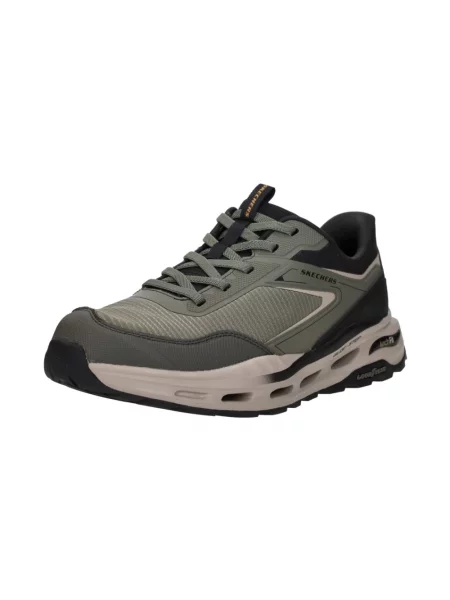 Sneakersy Skechers skórzane zielone