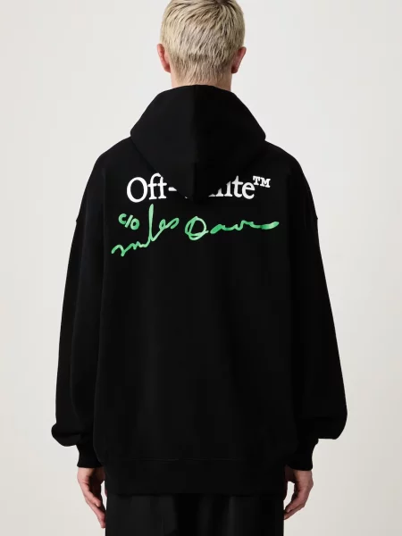 Off-White League Skate кофта з капюшоном білий