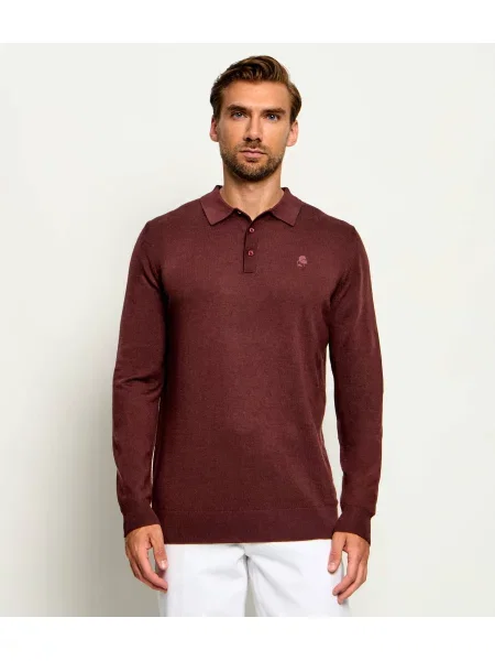 Tricou polo Karl Lagerfeld de lână