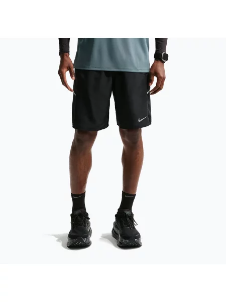 Pantaloni scurți de alergare pentru bărbați Nike Miler Dri-Fit 9" black/black negru