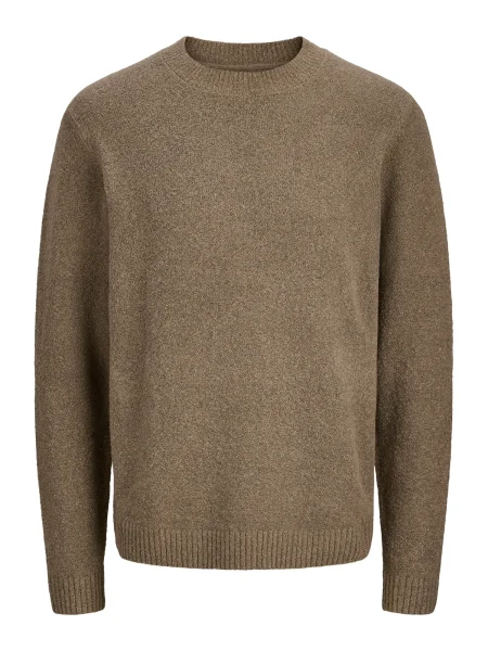 Jack & Jones Plus Pulover JPRBLAMAVERICK amestecat maro