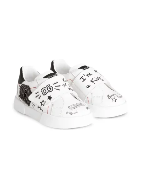 Sneakersy dziecięce Dolce And Gabbana białe