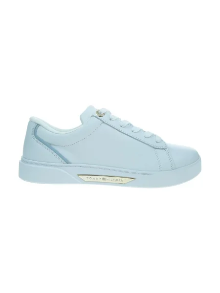 Tommy Hilfiger Sportcipők Chic Court Sneaker Fehér kék