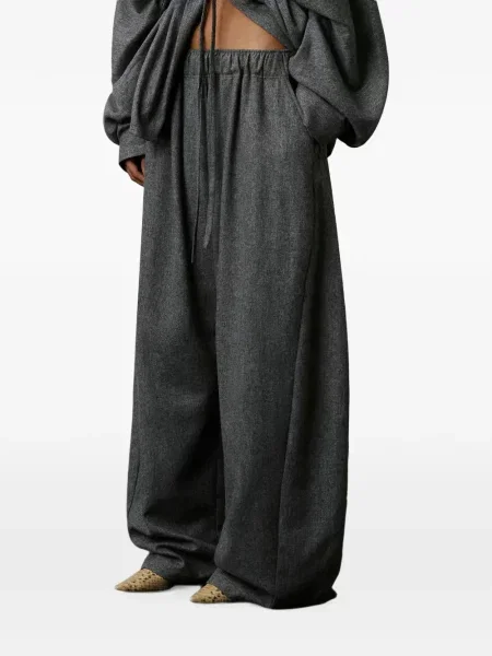 Pantaloni Thelatest cu cordon gri