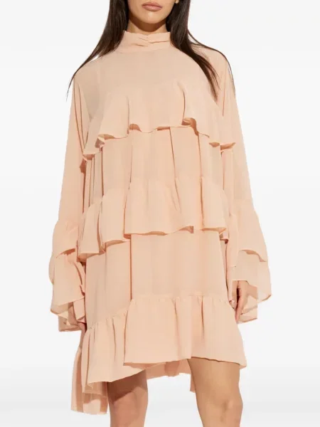 Rochie mini Gestuz cu volane roz