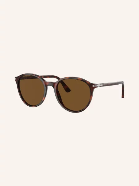 Persol Akcesoria unisex 53 MM Klasyczne polaryzowane okulary przeciwsłoneczne w kształcie Phantos brązowy