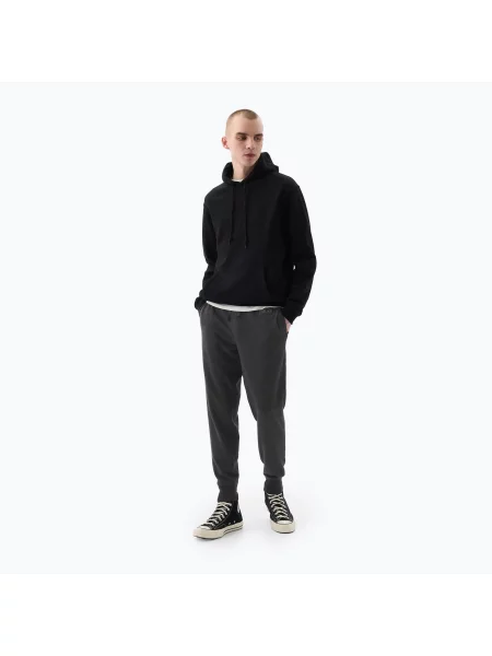 Spodnie GAP Heritage French Terry Loggo Jogger szare
