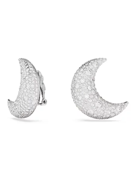 Kolczyki Swarovski szare