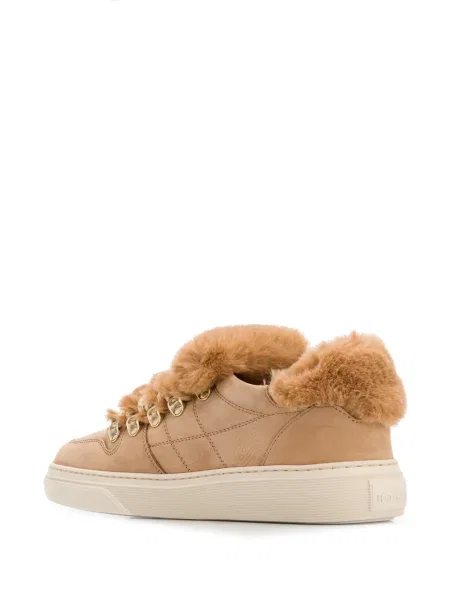 Sneakerși Hogan cu blană