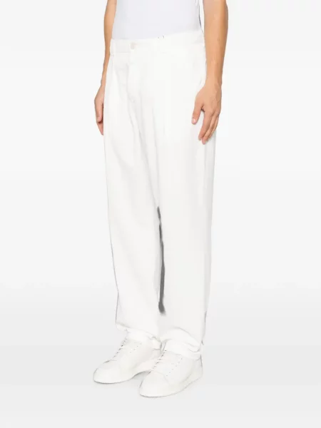 Pantaloni Canali alb