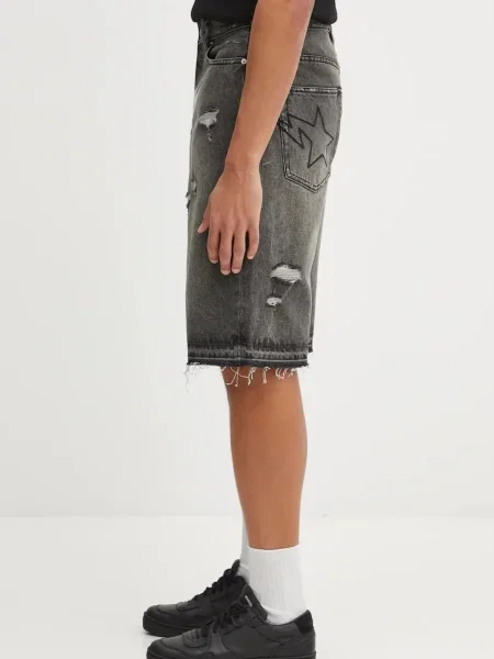 A Bathing Ape Τζιν σορτς Destroyed Sta