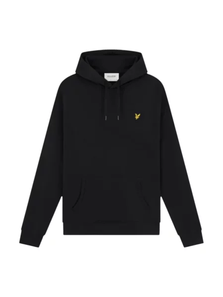 Bluza z kapturem Lyle & Scott z kapturem czarna